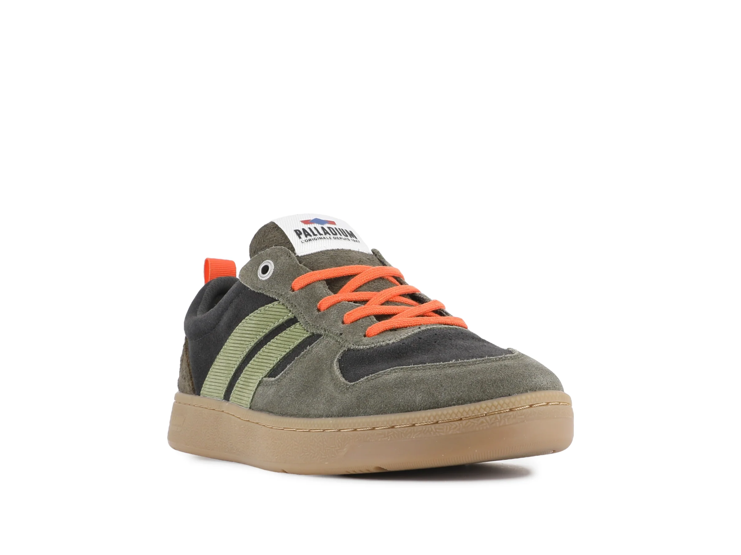 79505-320-M | PALLACUP FLAME SUEDE | BELUGA/OLIVE NIGHT - Image 2