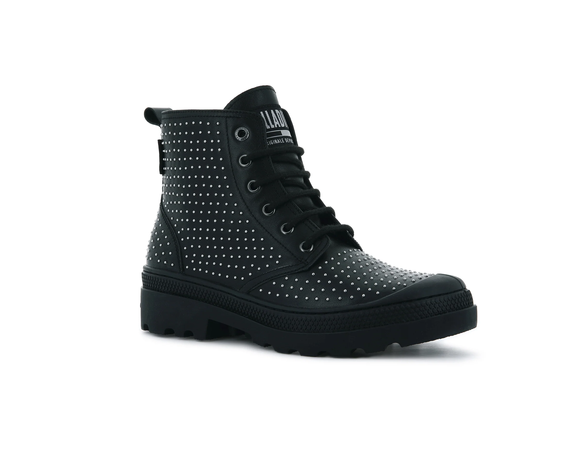 96950-001-M | PAMPA AVENUE HI ZIP STUD | BLACK/BLACK - Image 2
