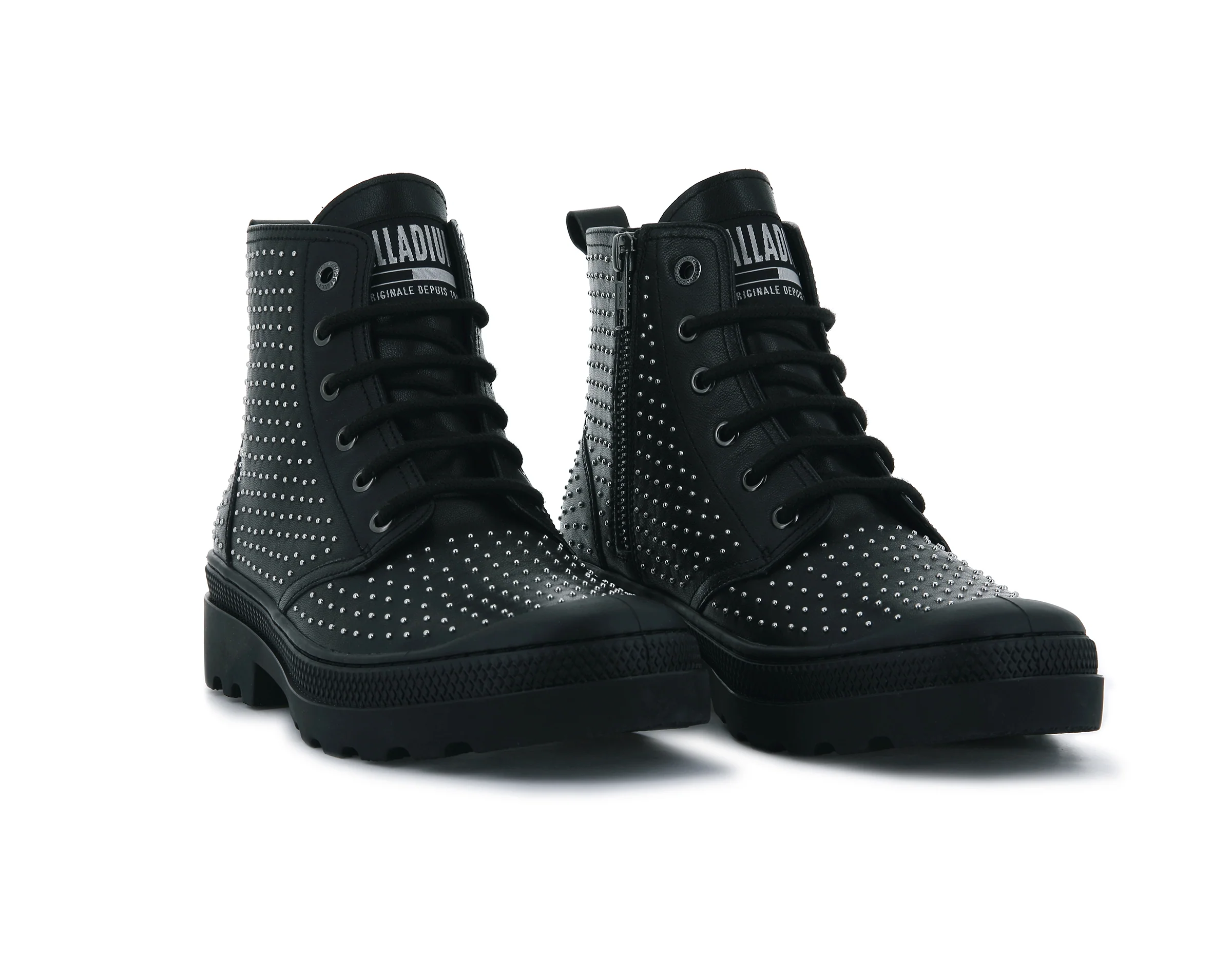 96950-001-M | PAMPA AVENUE HI ZIP STUD | BLACK/BLACK - Image 6