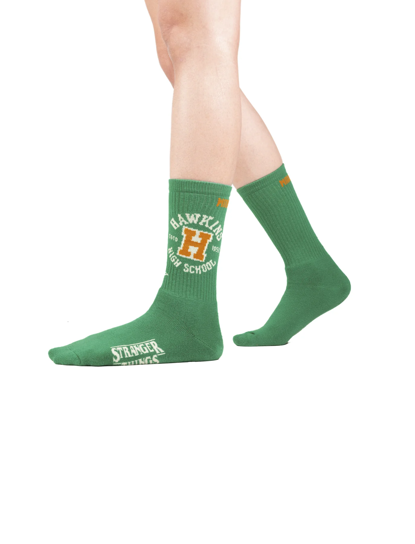 SX7448-003 | STRANGER THINGS HAWKINS SOCKS | VINTAGE GREEN - Image 2